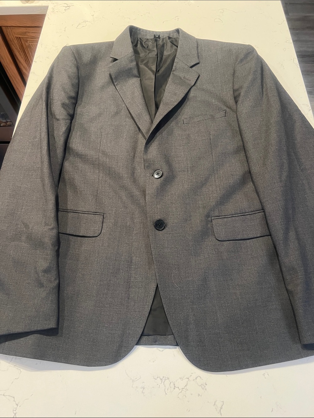 Mossimo Supply Co. Gray Two-Button Men's Blazer